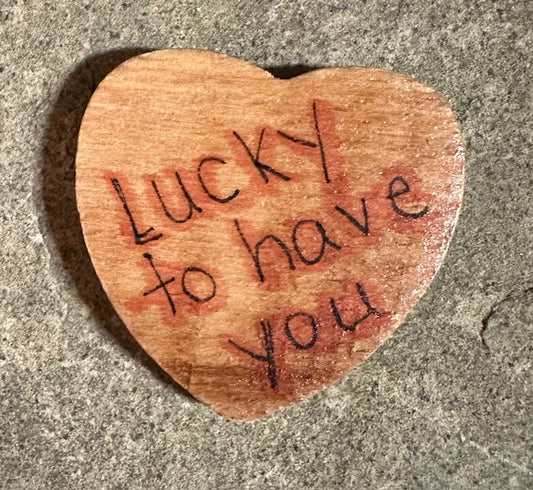 Real Four-Leaf Clover Wooden Lucky Charm - Get Lucky!